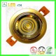 7W golden shell rotatable COB downlight